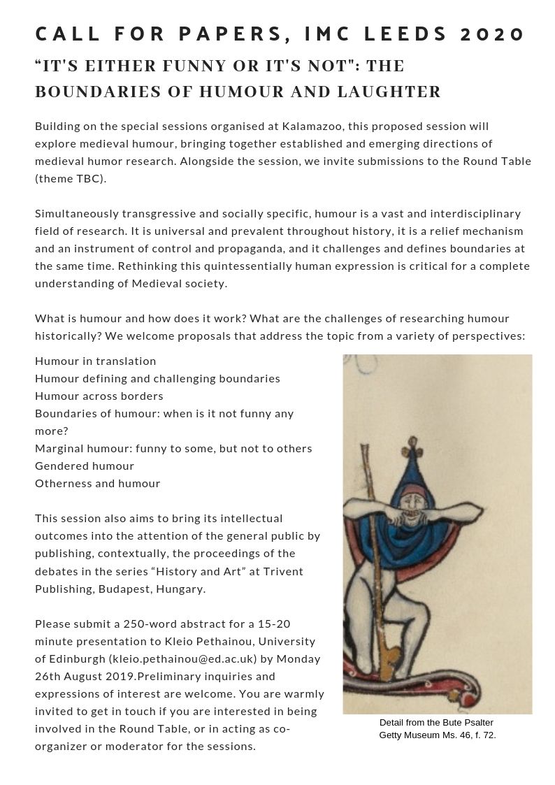 Call for Papers, IMC Leeds 2020